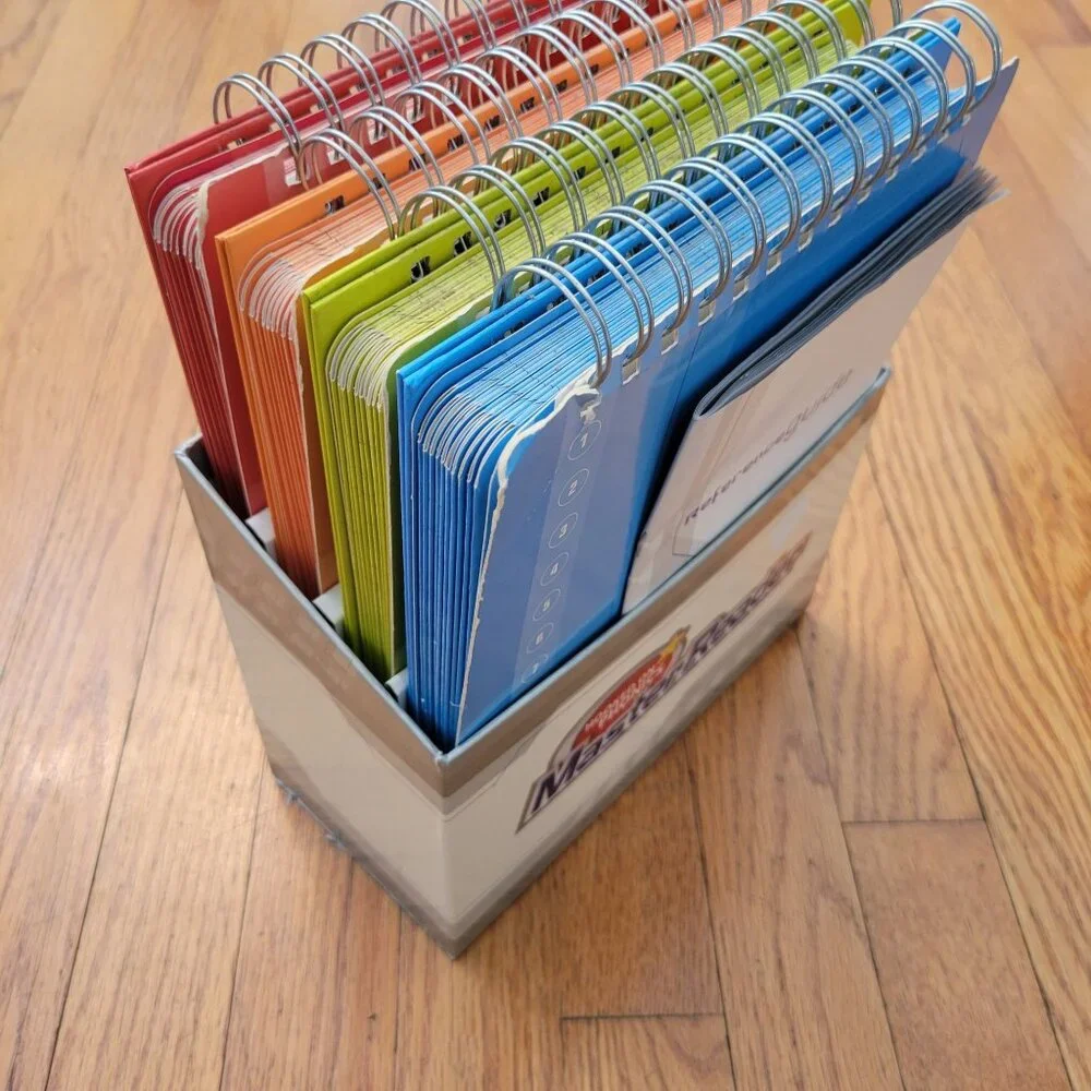 Hooked On Phonics Master Reader Set‎ Spiral Bound Workbooks Reference Guide CD